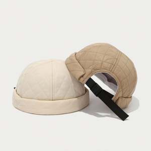 Nouvelle Collection Automne Hiver 2025 – Casquette Docker Tendance Unisexe Couleur Unie Matelassée pour Femme et Homme – Idéale pour le Sport et le Streetwear en Extérieur - Product Image 1