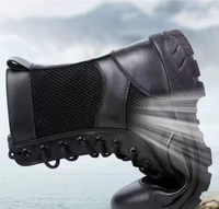 Chaussures de randonnée tactiques respirantes en maille de haute qualité avec lacets, semelle extérieure en caoutchouc mi-mollet, bottes de sécurité pour le travail et l'entraînement en gros