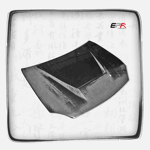 Capó ligero de fibra de carbono seca con ventilación ISD, apto para Honda Del Sol CRX 93-96, modificación deportiva exterior con sistema Bolt-On. - Product Image 1
