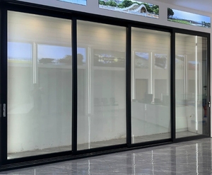 Portes et fenêtres coulissantes modernes en alliage d'aluminium isolées, robustes, double vitrage, <span class=keywords><strong>isolation</strong></span> <span class=keywords><strong>phonique</strong></span> pour cuisine et appartement intérieurs - Product Image 2