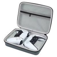 Étui rigide en EVA imperméable et antichoc pour manettes PS5/XBOX/SWITCH/PS4 Noir & Gris Rangement de voyage portable Option de logo personnalisé