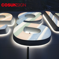 Panneau LED extérieur grand format 3D pour enseignes de magasin, étanche IP65, taille personnalisable pour affichages électroniques et entreprises