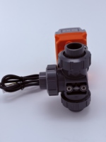 Vanne à boisseau sphérique électrique intelligente 3 voies en PVC DN15-DN50 pour le contrôle de l'eau OEM