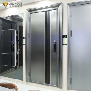 <span class=keywords><strong>Porte</strong></span> <span class=keywords><strong>de</strong></span> sécurité minimaliste en acier inoxydable JBDHOME pour villa moderne, <span class=keywords><strong>entrée</strong></span> principale, <span class=keywords><strong>entrée</strong></span> extérieure et utilisation en chambre, design étanche - Product Image 4
