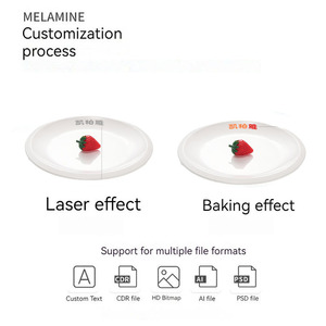 Haute qualité incassable <span class=keywords><strong>blanc</strong></span> <span class=keywords><strong>carré</strong></span> forme différente 100% mélamine pâtes Snack gâteau plat de service assiette - Product Image 5