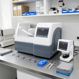 Máquina Eléctrica Automática de Pulido y Biselado de Lentes de Alta Precisión para Instrumentos Ópticos Médicos, Biseladora 2D sin Patrón - Product Image 6