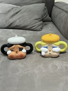 Popmart CRYBABY Tasse en céramique Bébé qui pleure Or brun Personnalité créative Mignon Cadeau d'<span class=keywords><strong>anniversaire</strong></span> surprise Décoration Boîte mystérieuse - Product Image 6