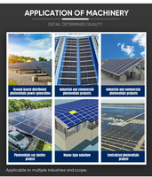 Support d'installation solaire réglable pour les composants de montage photovoltaïque et les projets solaires sur toiture avec conception d'application flexible