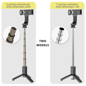 Mini Trípode TOKQI-Q10 Inalámbrico de Aleación de Aluminio para Teléfono Móvil, Profesional para Transmisión en Vivo - Product Image 3