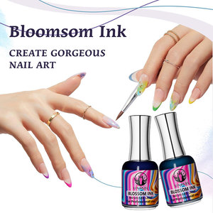 UNIGEL Gel de Uñas Acuarela Efecto Blooming 15ml Sin HEMA TPO Tinta Mármol Gel Polish para Uñas OEM ODM Uso Profesional en Salón Personalizado - Product Image 1
