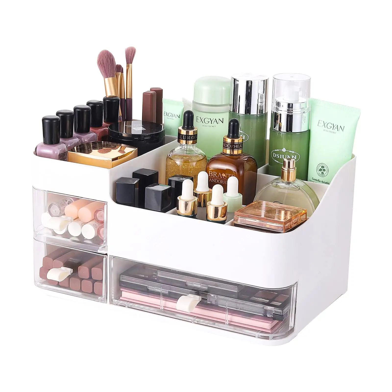 Grote Make-Up Organizer Met Stapelbare Laden Cosmetica Parfum Huidverzorgingsorganisatoren