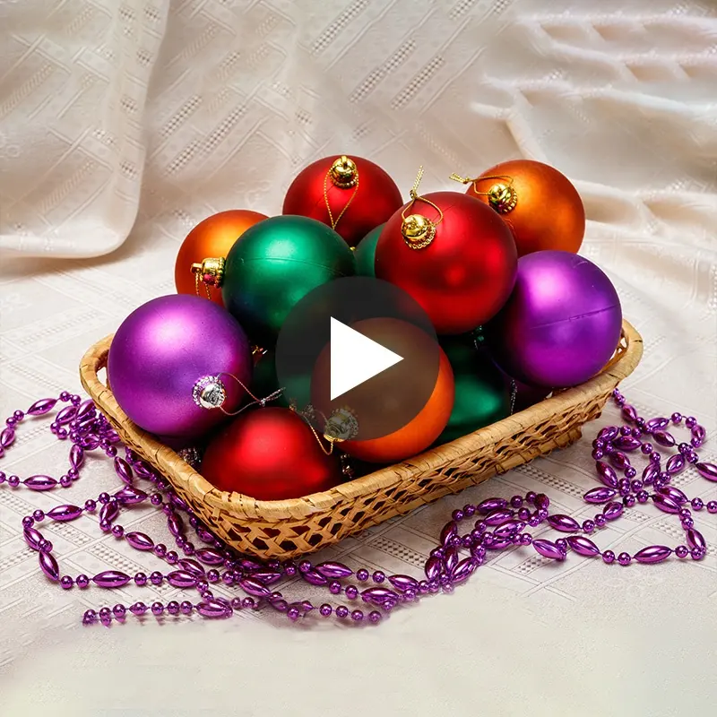 Handgemaakte Gekleurde Delicate Decoratieve Matte Plastic Versieren Kerst Bal Ornamenten Voor Party En Huis Decoratie