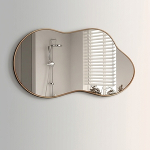 Espejo Decorativo Asimétrico de Vidrio Flotado con Retroiluminación LED Inteligente, Estilo Art Deco, Tamaño Personalizado, Fabricado en Shandong, <span class=keywords><strong>ECOLIVING</strong></span> - Product Image 6