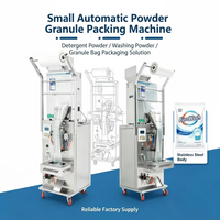 Machine D'Emballage et de Remplissage Automatique pour Poudre de Détergent, Savon ou Lessive en Sachet de 100g, 250g, 500g, 1kg pour Petits Granulés