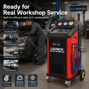 Máquina <span class=keywords><strong>de</strong></span> Recuperación y <span class=keywords><strong>Carga</strong></span> <span class=keywords><strong>de</strong></span> Refrigerante LAUNCH 1000 Plus <span class=keywords><strong>R134a</strong></span>/R1234yf, Doble <span class=keywords><strong>Gas</strong></span>, Recuperación <span class=keywords><strong>de</strong></span> 400g/min, <span class=keywords><strong>Carga</strong></span> <span class=keywords><strong>de</strong></span> 1200g/min, Tanque <span class=keywords><strong>de</strong></span> 12L - Product Image 6