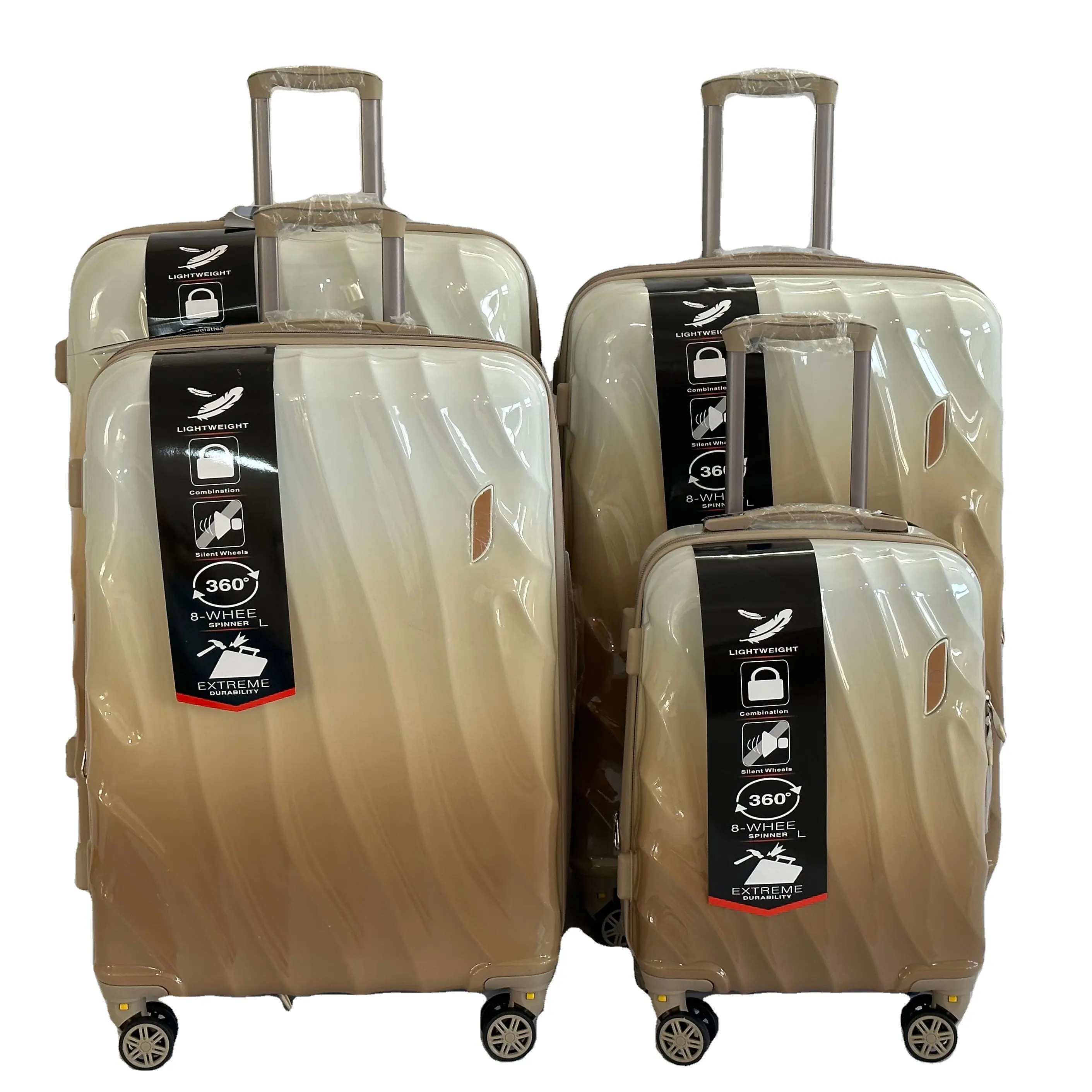 Toptan özel yüksek kaliteli bavul PC akıllı 20 "/28"/30 "/32" seyahat kabin bagaj moda PC baskı tekerlekli çantalar bagaj