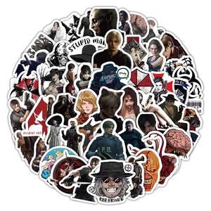 ZY3881X 60 autocollants décoratifs <span class=keywords><strong>en</strong></span> vinyle imperméables pour scrapbooking, graffiti, bricolage, thème Resident Evil, pour tasses, ordinateurs portables et bagages - Product Image 5