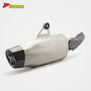 Sistema <span class=keywords><strong>de</strong></span> <span class=keywords><strong>Escape</strong></span> para Motocicleta Forsound, <span class=keywords><strong>Precio</strong></span> <span class=keywords><strong>de</strong></span> Fábrica al por Mayor, Silenciador <span class=keywords><strong>de</strong></span> Fibra <span class=keywords><strong>de</strong></span> Carbono <span class=keywords><strong>de</strong></span> Doble Salida R1250GS Akrapovics para R1300GS - Product Image 1