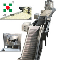 Ligne de production automatique de frites surgelées Machine à frites avec chips de pomme de terre Machine à laver et à égoutter