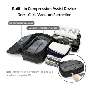 <span class=keywords><strong>Sac</strong></span> à dos de voyage antivol multifonctionnel avec système de compression pour ordinateur portable <span class=keywords><strong>Sac</strong></span> à dos d'extérieur pour hommes et femmes - Product Image 4