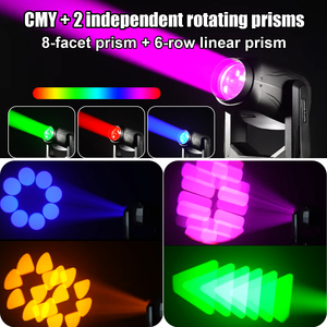 Projecteur <span class=keywords><strong>LED</strong></span> mobile 3-en-1 400W BSW CMY CTO DMX512 Zoom Beam <span class=keywords><strong>Spot</strong></span> Wash pour Théâtre, Église, Stade – Vente directe usine OEM ODM - Product Image 3