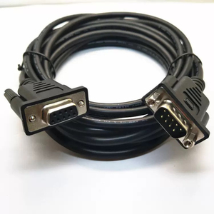 สายเคเบิล RS232 DB9 แบบกำหนดเอง สายเคเบิล DB 9 พิน ตัวผู้-ตัวเมีย สำหรับเครื่องอ่านบาร์โค้ด เครื่องพิมพ์ฉลาก เครื่องเลเซอร์มาร์กเกอร์ และ PLC - Product Image 1