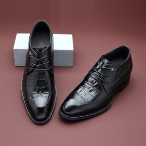 2026 New Model Men's <b>Top</b>-grain Cowhide British Style Brogue High-<b>Top</b> Casual Leather Shoes for Business Formal Derby Shoes - Product Image 1