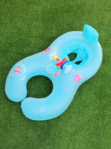 Flotador Inflable Doble Interactivo para Padres e Hijos con Toldo y Campana - Venta al por Mayor - Product Image 3