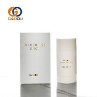 Contenant de stick déodorant 80 ml à remplissage par le bas, coloré et imprimé, pour stick déodorant naturel et biologique