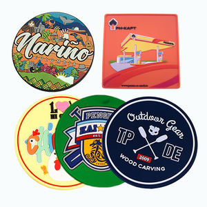 Silicone Pvc Coasters Factory Custom Cup coaster Set Silicone Coasters for Coffee Cups