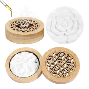 Caja de Aromaterapia de Madera Ecológica, Caja Ambientadora con Logotipo Personalizado, Suministros de Aromaterapia para el Hogar y el Automóvil - Product Image 1