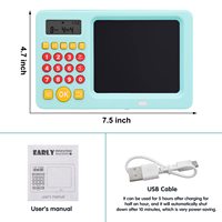 Jeux mathématiques pour enfants de 5, 6, 7 et 8 ans, tablette d'écriture LCD pour enfants, jeux éducatifs d'apprentissage des mathématiques, cadeaux d'anniversaire pour garçons et filles