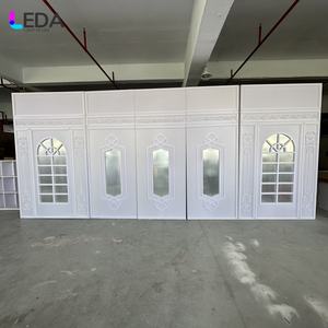 Leda ฉากหลังอะคริลิคสีขาวสวยสง่าทนทานแบบถอดออกได้ตกแต่งผนังสำหรับงานปาร์ตี้ - Product Image 6