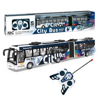 1:32 escala RC autobús escolar Control remoto autobús simulación autobús escolar juguete RC vehículos con luz LED y música para niños