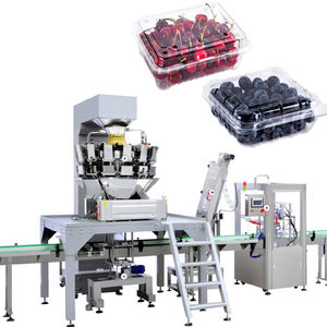 Macchina imballatrice per riempimento vassoio di frutta automatica facile da Opera - Product Image 1