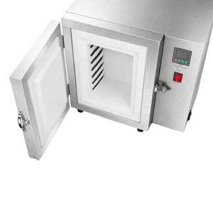 Four de laboratoire numérique compact 800C pour la fusion de bijoux et le four de déshoussage dentaire avec contrôleur PID - Product Image 5
