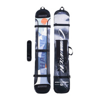 Housse de protection avancée pour snowboard/ski pour homme, résistante aux rayures, antirouille, imperméable, à porter à l'épaule/au dos/en main