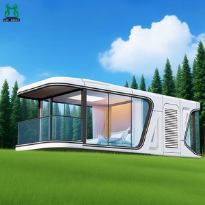 บ้านสำเร็จรูปโครงเหล็กสไตล์โมเดิร์นร่วมสมัยแบบมินิมอล บ้านแคปซูล บ้านคอนเทนเนอร์ วิลล่า อพาร์ทเมนท์ โรงแรม สำนักงาน ห้องนอน - Product Image 6