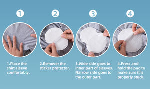 20/30/50pcs脇の下のスウェットパッド汗吸収ガードドレス汗汗汗パッド吸収性消臭パッド - Product Image 5