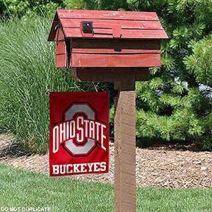 Banderas y Pancartas Personalizadas <span class=keywords><strong>de</strong></span> los <span class=keywords><strong>Ohio</strong></span> State Buckeyes <span class=keywords><strong>de</strong></span> <span class=keywords><strong>la</strong></span> NCAA, 3x5 pies, 100% Poliéster - Product Image 5