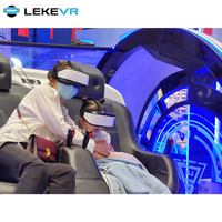 Chaise Simuolator de cinéma de mouvement de la réalité virtuelle 9D VR de plate-forme demouvement d'équipement de parc à thème d'affaires de LEKE VR