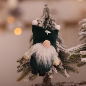 Scandinavian Inspired Minimalist <b>Christmas</b> Tree <b>Decor</b> Knitted Faceless Woolen Doll Soft Hanging Ornaments for Holiday - Product Image 6