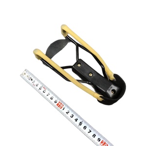 Slingshot de chasse puissant de haute qualité pour l'extérieur, avec support de poignet en métal et bande élastique de tir - Product Image 5