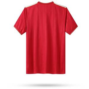 Op maat gemaakt 100% retro 1985-86 Brits voetbalclub T-shirt met opstaande kraag, strepen, lange mouwen, losvallend, modieus en casual - Product Image 5