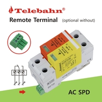 Telebahn 275V 20kA 40kA 65kA T2 1P + N KEMA Protection contre les surtensions monophasées AC SPD parasurtenseur