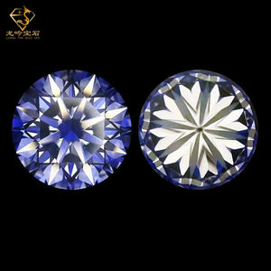 Piedra moissanita suelta de 1, 2 y 3 quilates con certificado GRA. Diamante moissanita VVS redondo de forma elegante y color. - Product Image 4