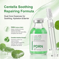 Soin de la peau biologique en marque privée, extrait de Centella Asiatica PDRN, renforce la peau, réparation, anti-âge, sérum pour le visage