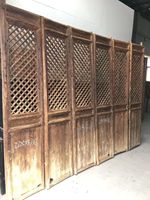 Écran chinois en bois sculpté Antique, 25 pièces, décoration murale, Partition