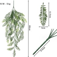 Plantes Suspendues Artificielles en Rotin, 5 Branches, Feuillage de Lierre, Vignes Décoratives en Plastique pour Extérieur