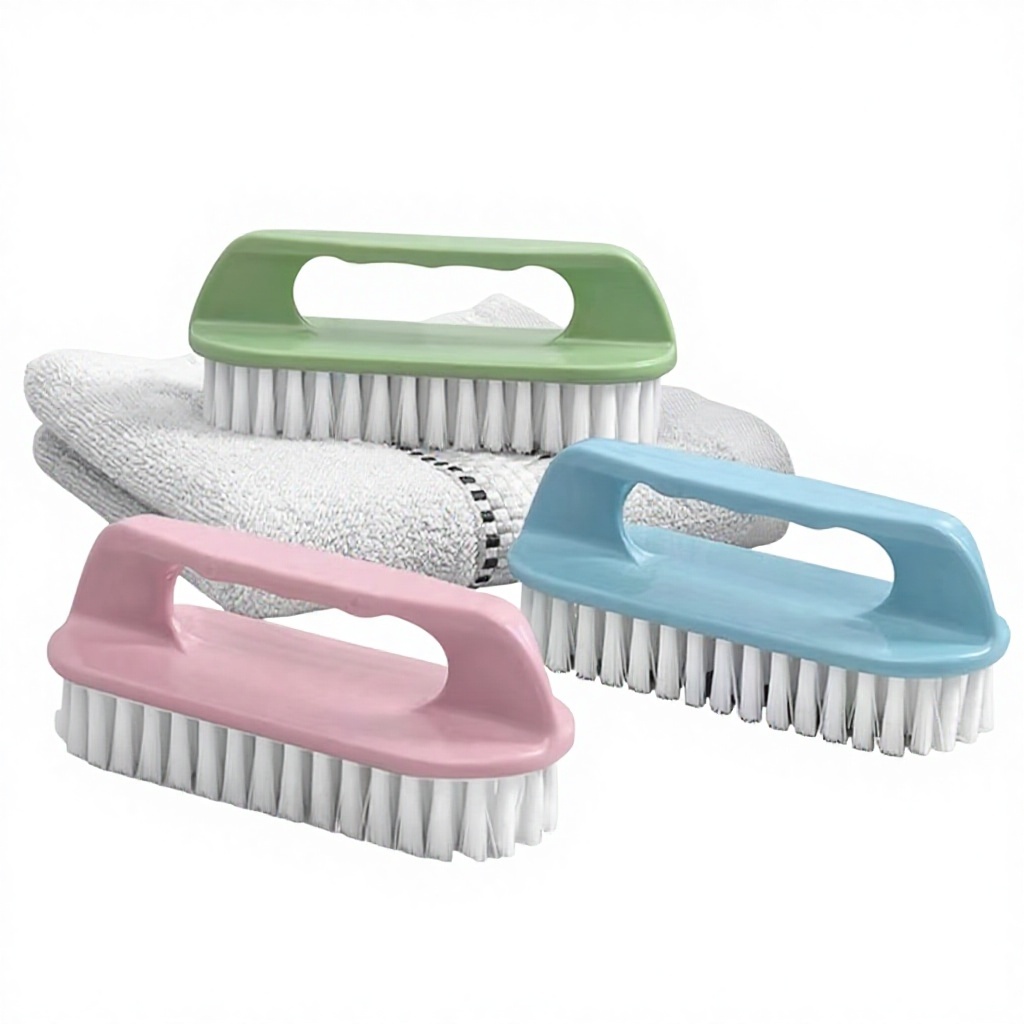 Brosse Nettoyage Linge Chaussures Poils Doux Bleu – Multifonction Vêtements Tapis Évier Baignoire